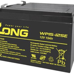 Akumulator ołowiowy Long WP15-12SE WP15-12SE, AGM, 12 V, 15 Ah Akumulator ołowiowy Long WP15-12SE WP15-12SE, AGM, 12 V, 15 Ah