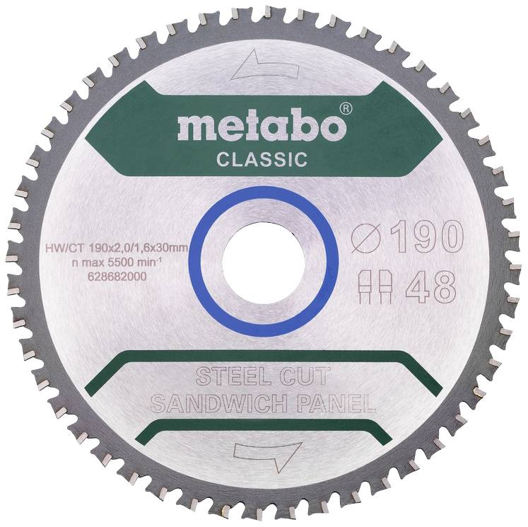 Tarcza tnąca Metabo 190 x 30 mm 1 szt. - obrazek 1