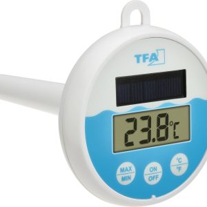 TFA Dostmann Digitales Solar-Poolthermometer Termometr basenowy biały, turkusowy 30.1068.02 TFA Dostmann Digitales Solar-Poolthermometer Termometr basenowy biały, turkusowy 30.1068.02