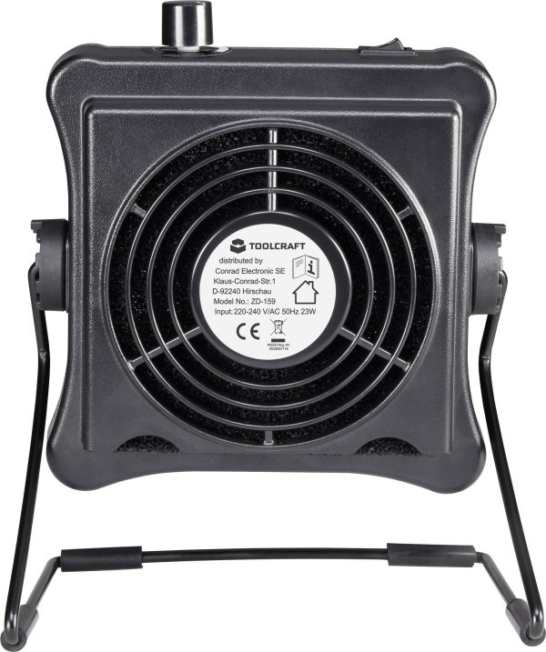 TOOLCRAFT ZD-159 Odsysacz oparów lutowniczych 220 V/AC, 240 V/AC 23 W 10 m³/h, 72 m³/h