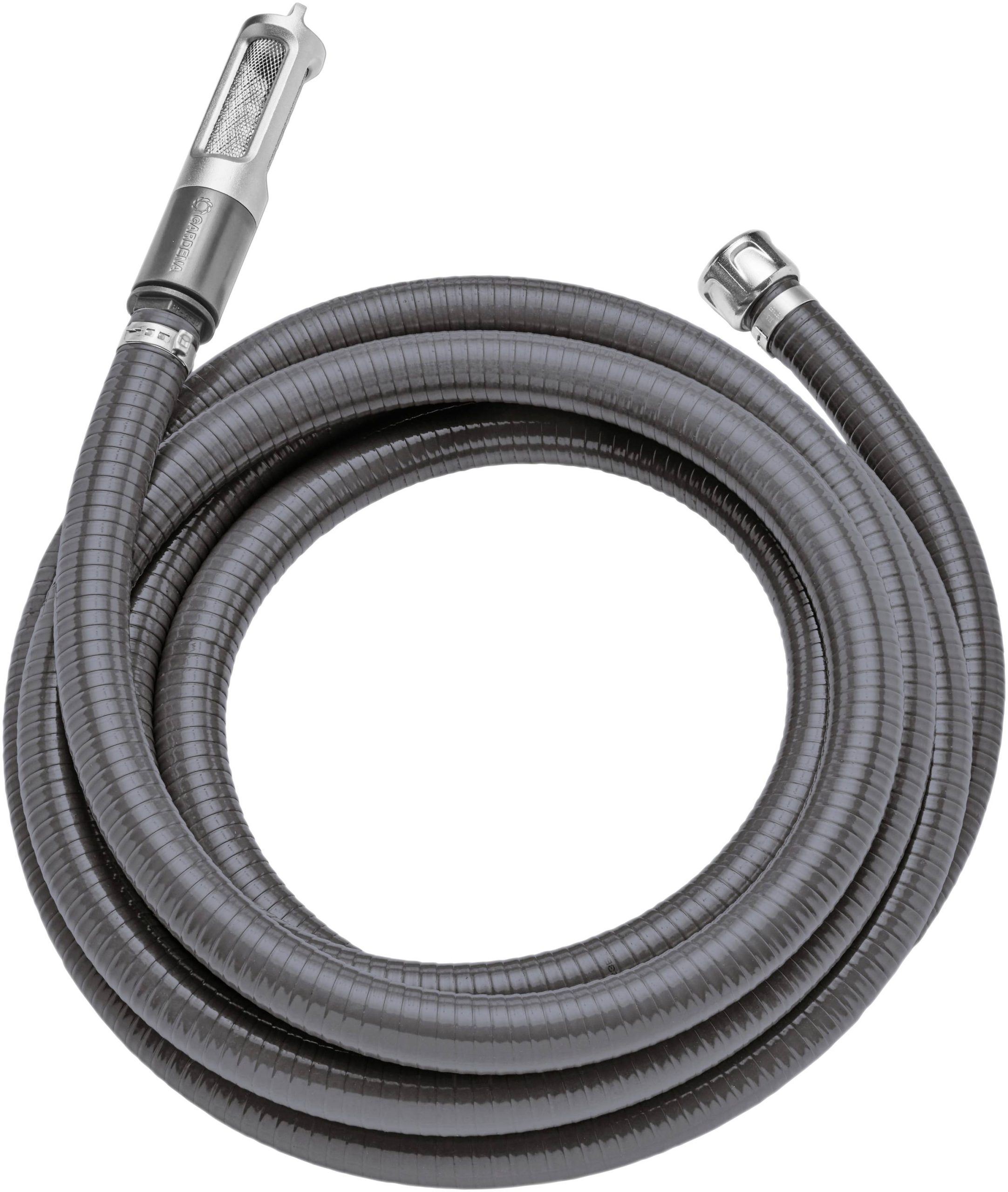GARDENA 09091-20 Wąż ssawny Ø wewnętrzna węża=25 mm 7 m 1 cal 1 zest. czarny - obrazek 1