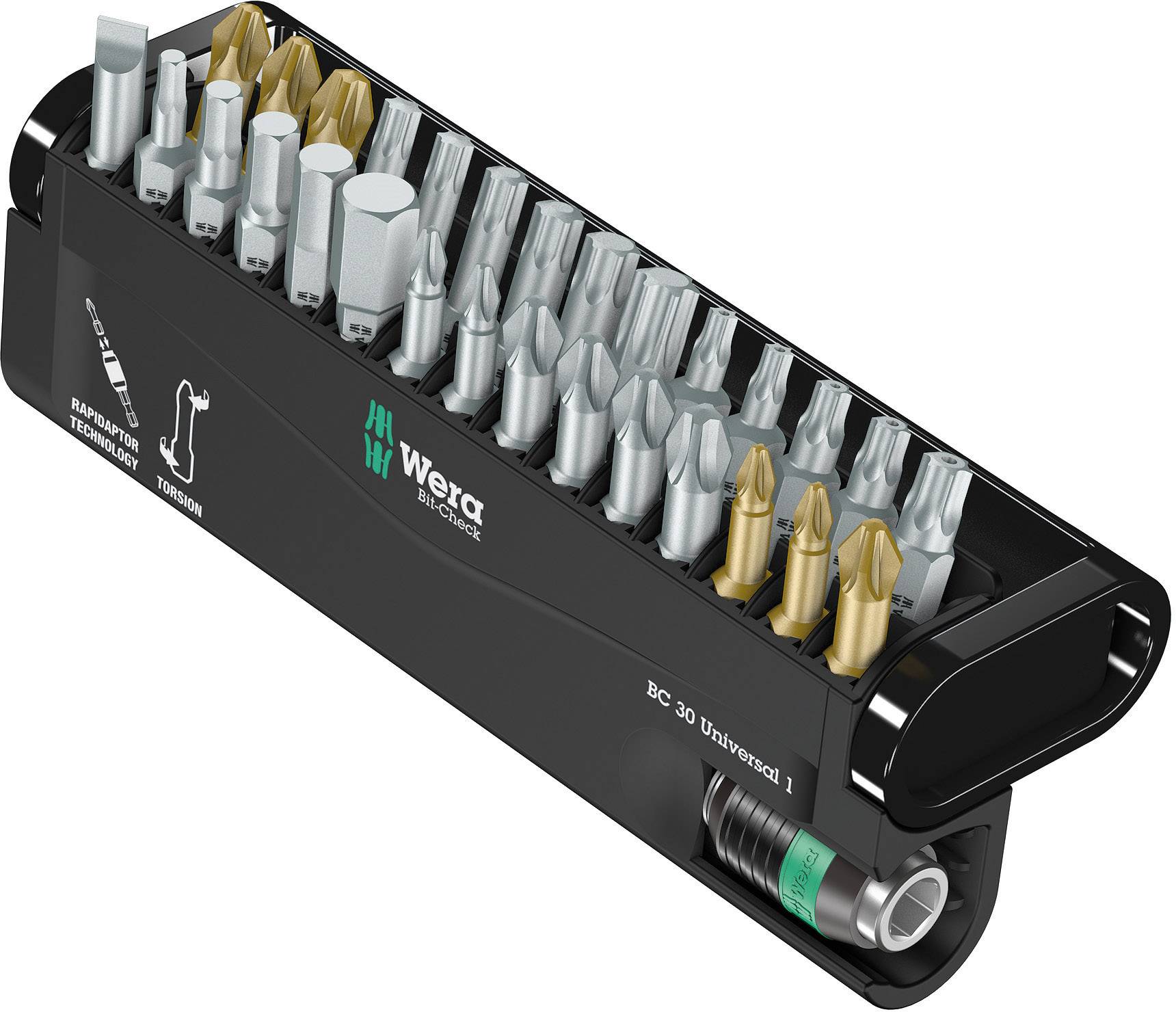 Bity Wera BC Universal/30 Bit-Check 05056440001 1 zest. płaski, krzyżakowy Phillips, krzyżakowy Pozidriv, wewnętrzny sze - obrazek 1