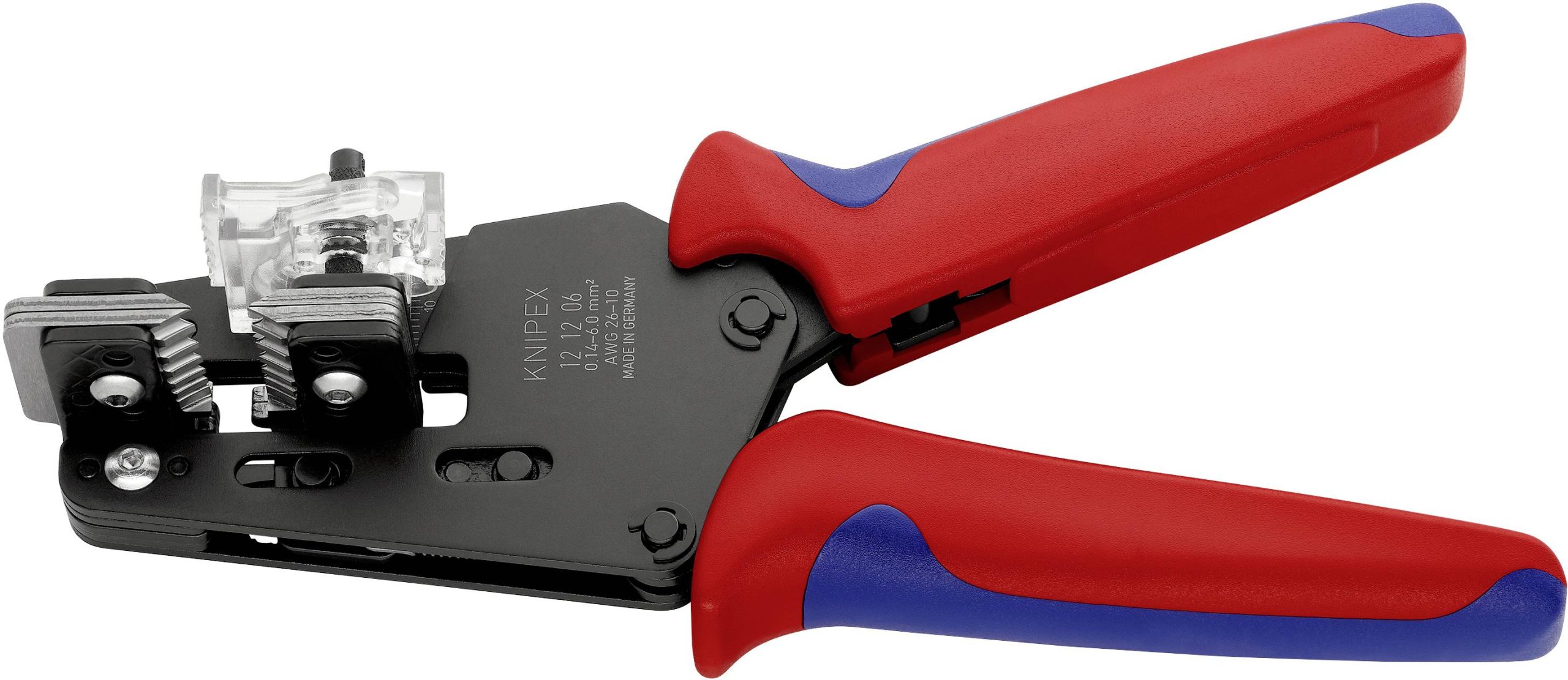 Ściągacz izolacji Knipex 12 12 06, 0.14 do 6 mm², AWG 10 do 26 - obrazek 1