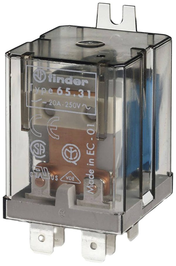 Finder 65.31.9.024.4000 Przekaźnik THT 24 V/DC 20 A 1 NO, 1 NC 1 szt.