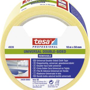 Taśma do wykladzin tesa tesa® Professional 04939-00002-11 UNIVERSAL REMOVABLE (D x S) 10 m x 50 mm 10 m 1 szt. Taśma do wykladzin tesa tesa® Professional 04939-00002-11 UNIVERSAL REMOVABLE (D x S) 10 m x 50 mm 10 m 1 szt.