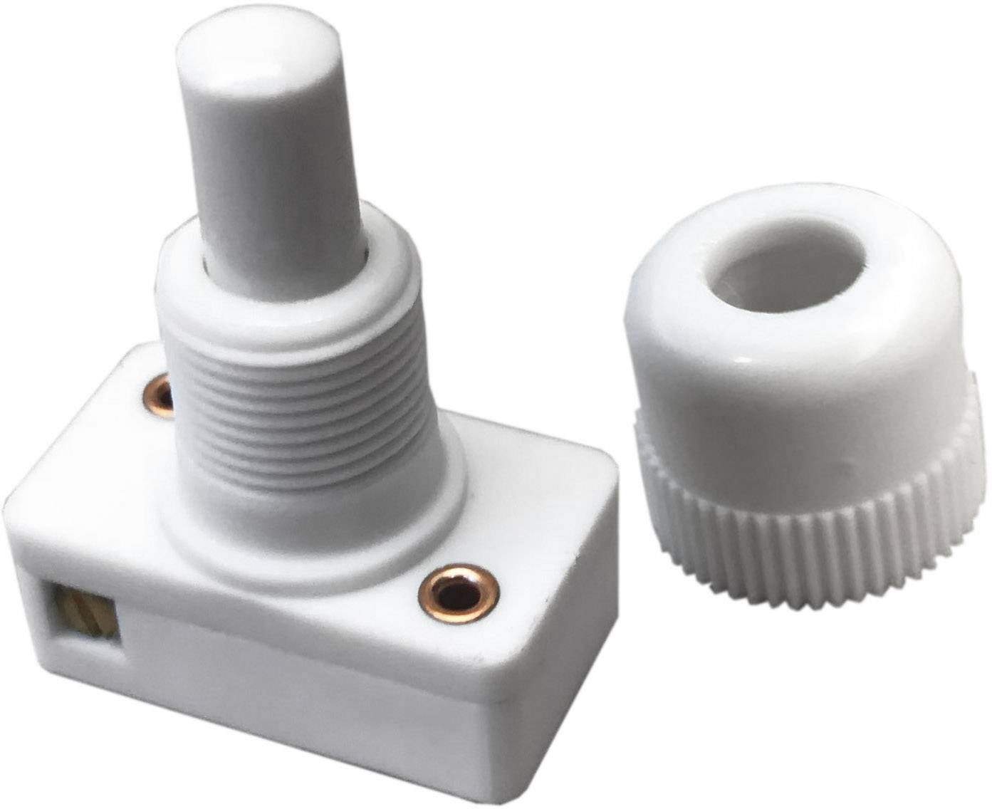 OMEG B1OORLW6LW B1OORLW6LW Przełącznik wciskany 250 V/AC 1 A 1 x wł/wył zatrzask (D x S) 22 mm x 12.3 mm 1 szt. - obrazek 1