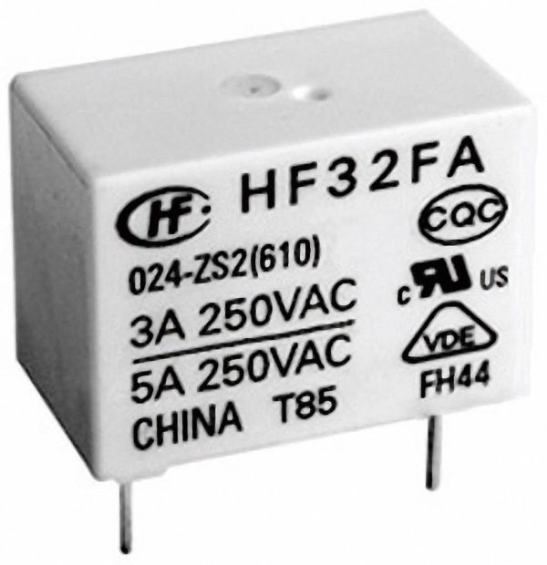 Przekaźnik zasilający HF32FA Hongfa HF32FA/005-HSL2 (610) 5 V/DC 1 NO Max. 5 A