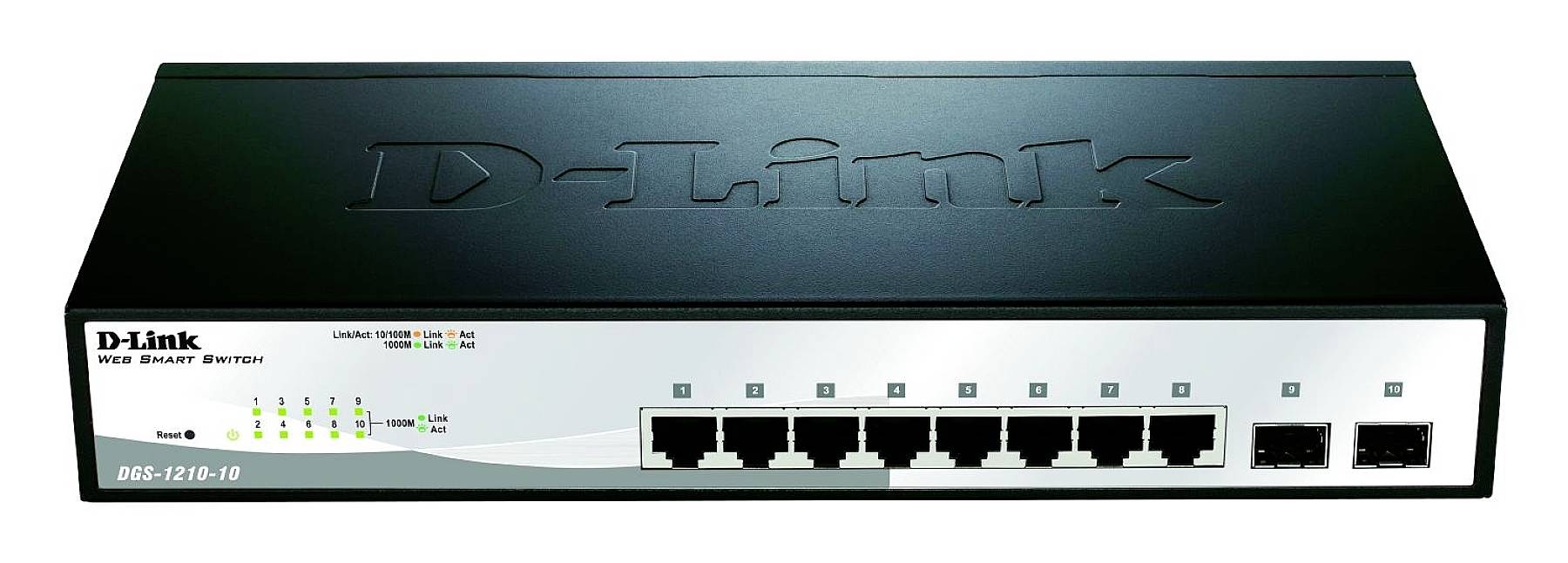 D-Link DGS-1210-10/E DGS-1210-10/E Switch sieciowy 8+2 Porty 20 GBit/s - obrazek 1