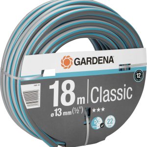 GARDENA 18001-20 Wąż ogrodowy Ø wewnętrzna węża=13 mm 18 m 1/2 cala 1 szt. szary, niebieski GARDENA 18001-20 Wąż ogrodowy Ø wewnętrzna węża=13 mm 18 m 1/2 cala 1 szt. szary, niebieski