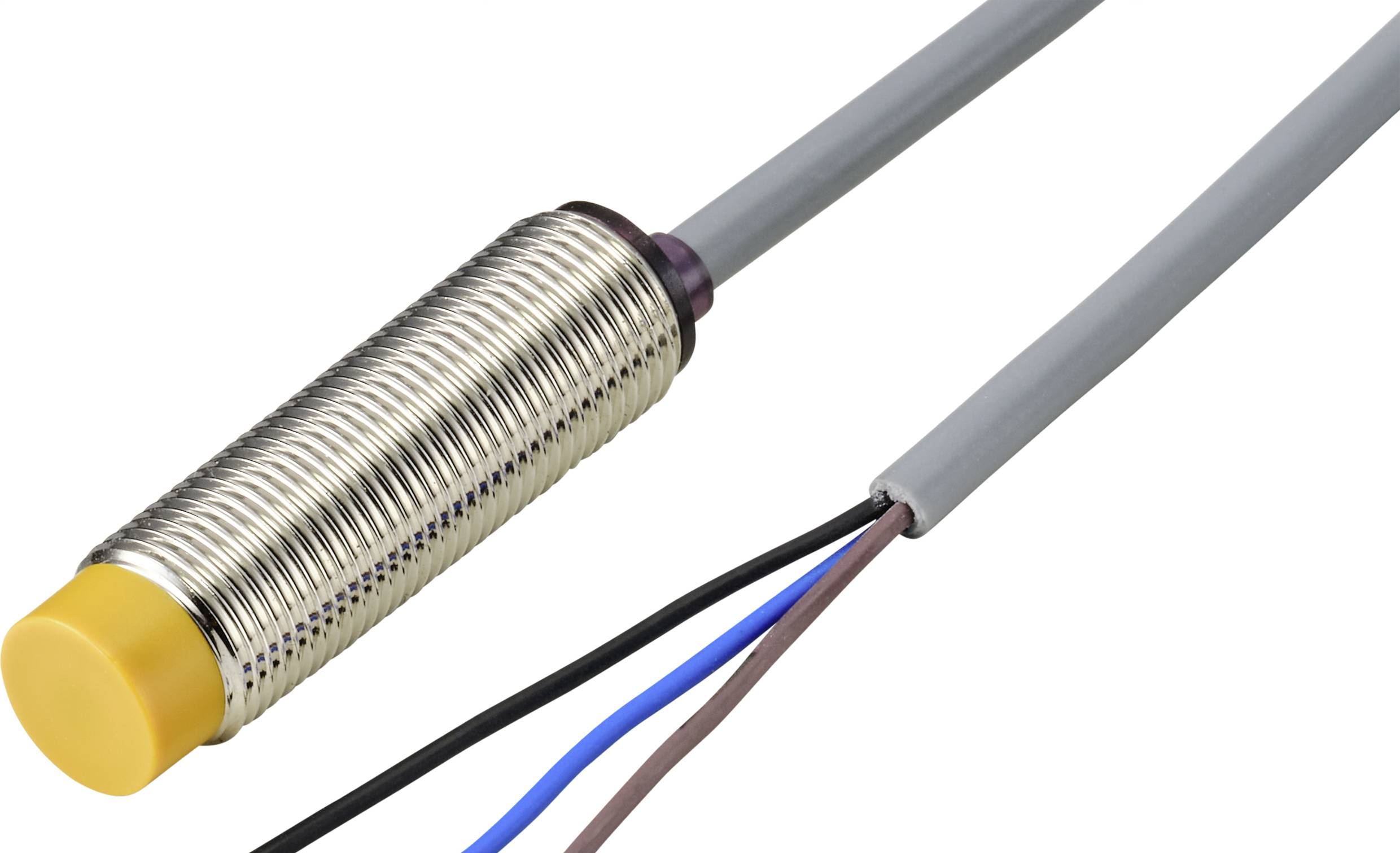 TRU COMPONENTS Czujnik zbliżeniowy indukcyjny M12 nie podtynkowy PNP TC-9393060 - obrazek 1