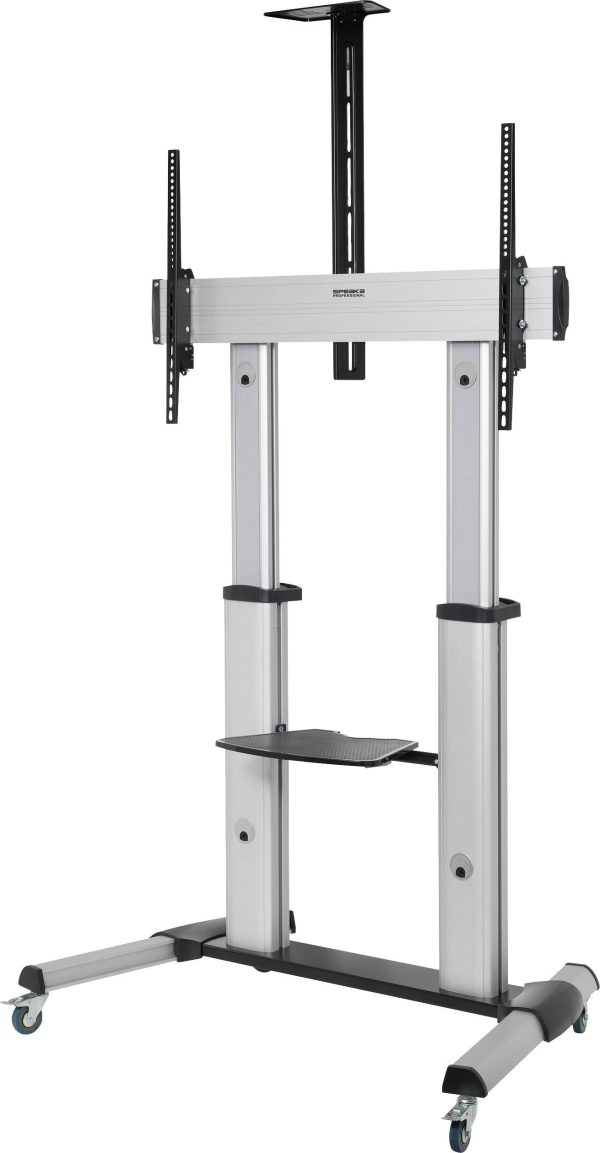 Wózek do TV, LCD na kółkach SpeaKa Professional SP-6646944, Maks. udźwig: 100 kg, 152,4 cm (60″) – 254,0 cm (100″) Wózek do TV, LCD na kółkach SpeaKa Professional SP-6646944, Maks. udźwig: 100 kg, 152,4 cm (60″) – 254,0 cm (100″)