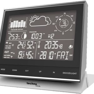 Stacja pogodowa bezprzewodowa Techno Line WS1700, 100 m, -20°C do +70°C °C, Od 20 do 95 % Stacja pogodowa bezprzewodowa Techno Line WS1700, 100 m, -20°C do +70°C °C, Od 20 do 95 %