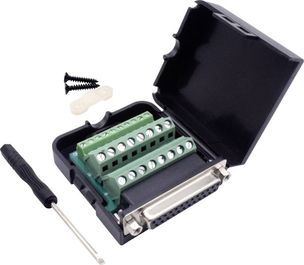 TRU COMPONENTS T1904C101 Zestaw listew żeńskich D-Sub, rzędy: 2, styki: 25, 1 szt.