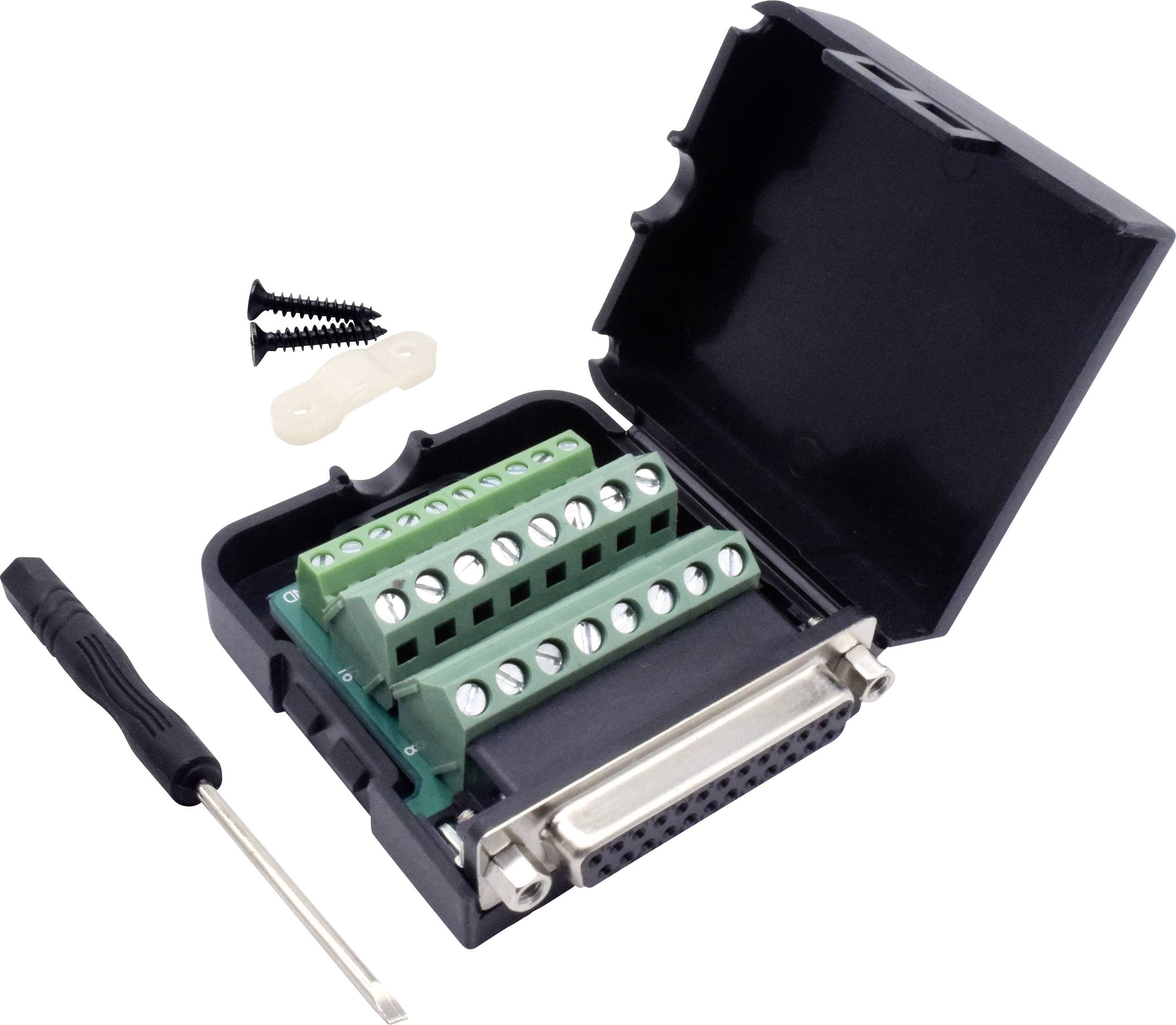 TRU COMPONENTS T1904C101 Zestaw listew żeńskich D-Sub, rzędy: 2, styki: 25, 1 szt. - obrazek 1