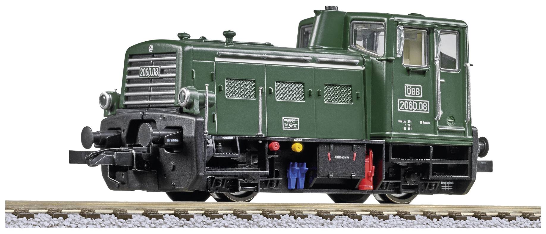 Liliput L132460 Lokomotywa spalinowa H0, 2060.08 zielona ÖBB - obrazek 1