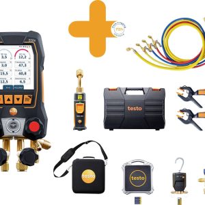 Zestaw profesjonalny do pomp ciepła testo 558s – set M ciśnienie, próźnia, temperatura Zestaw profesjonalny do pomp ciepła testo 558s – set M ciśnienie, próźnia, temperatura
