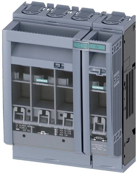Siemens 3NP11341CA10 Rozłącznik bezpiecznikowy Rozmiar bezpiecznika = 00 160 A 690 V/AC, 440 V/DC 1 szt.