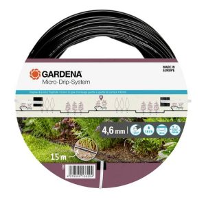 GARDENA Micro-Drip-System 01362-20 Rura nawadniająca 4,6 mm (3/16″) Długość węża: 15 m GARDENA Micro-Drip-System 01362-20 Rura nawadniająca 4,6 mm (3/16″) Długość węża: 15 m