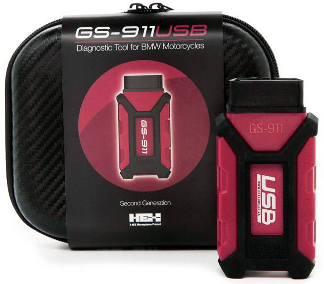 Narzędzie diagnostyczne motocykla OBD2 HEX GS-911 USB 80216 Pasuje do (Marka samochodu): BMW (Motorrad) 10 pojazdów - obrazek 1