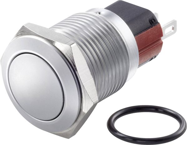TRU COMPONENTS TC-7494704 Przycisk wandaloodporny TC-GQ16-KF-11/J/C, 16 mm, 48 V/DC, 2 A, 1 szt.
