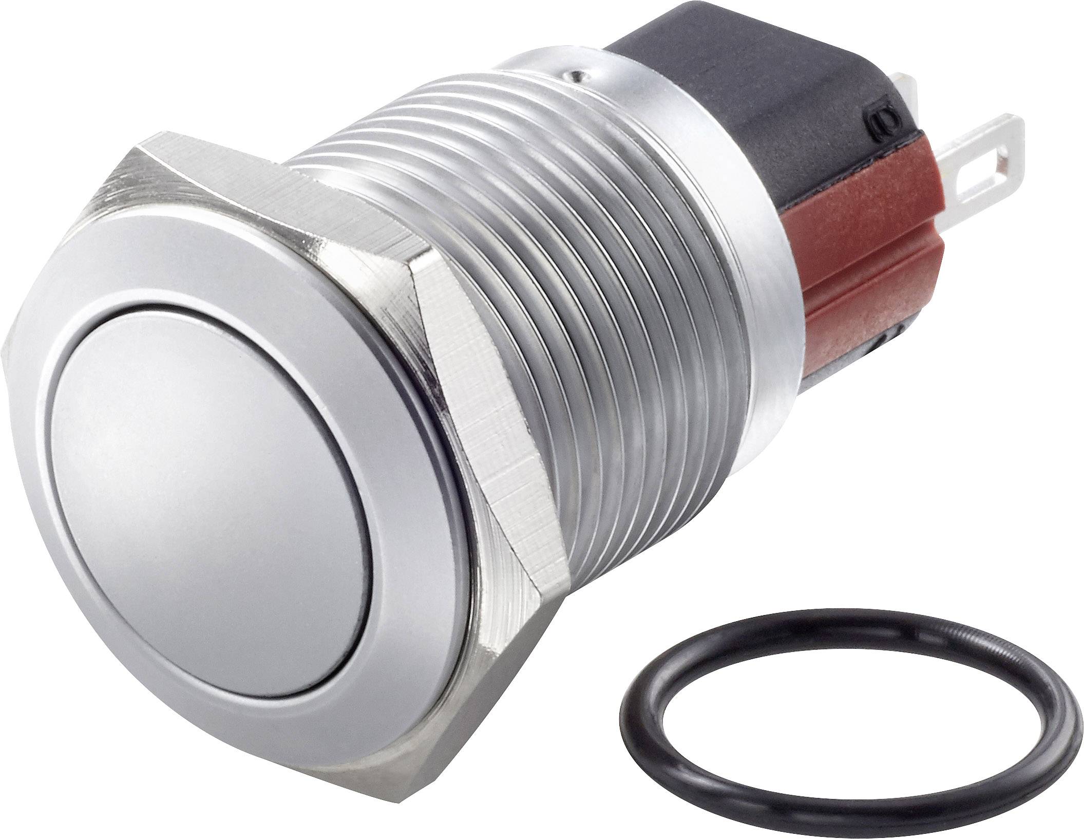 TRU COMPONENTS TC-7494704 Przycisk wandaloodporny TC-GQ16-KF-11/J/C, 16 mm, 48 V/DC, 2 A, 1 szt. - obrazek 1