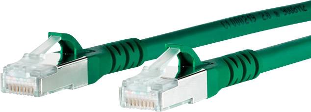 kabel LAN Metz Connect 1308451555-E, 1 szt., RJ45, CAT 6a, S/FTP, 1.50 m, zielony - obrazek 1
