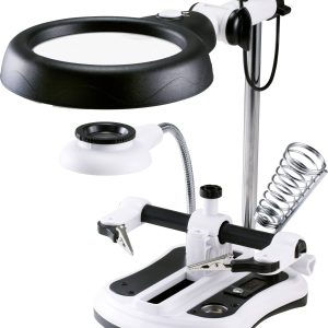 Lupa z oświetleniem LED TOOLCRAFT WLL-108 2.5 x, 5 x, 6 x, 10 x Lupa z oświetleniem LED TOOLCRAFT WLL-108 2.5 x, 5 x, 6 x, 10 x