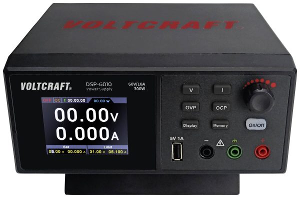 Zasilacz laboratoryjny regulowany VOLTCRAFT DSP-6010 0 – 60 V 0 – 10 A 300 W