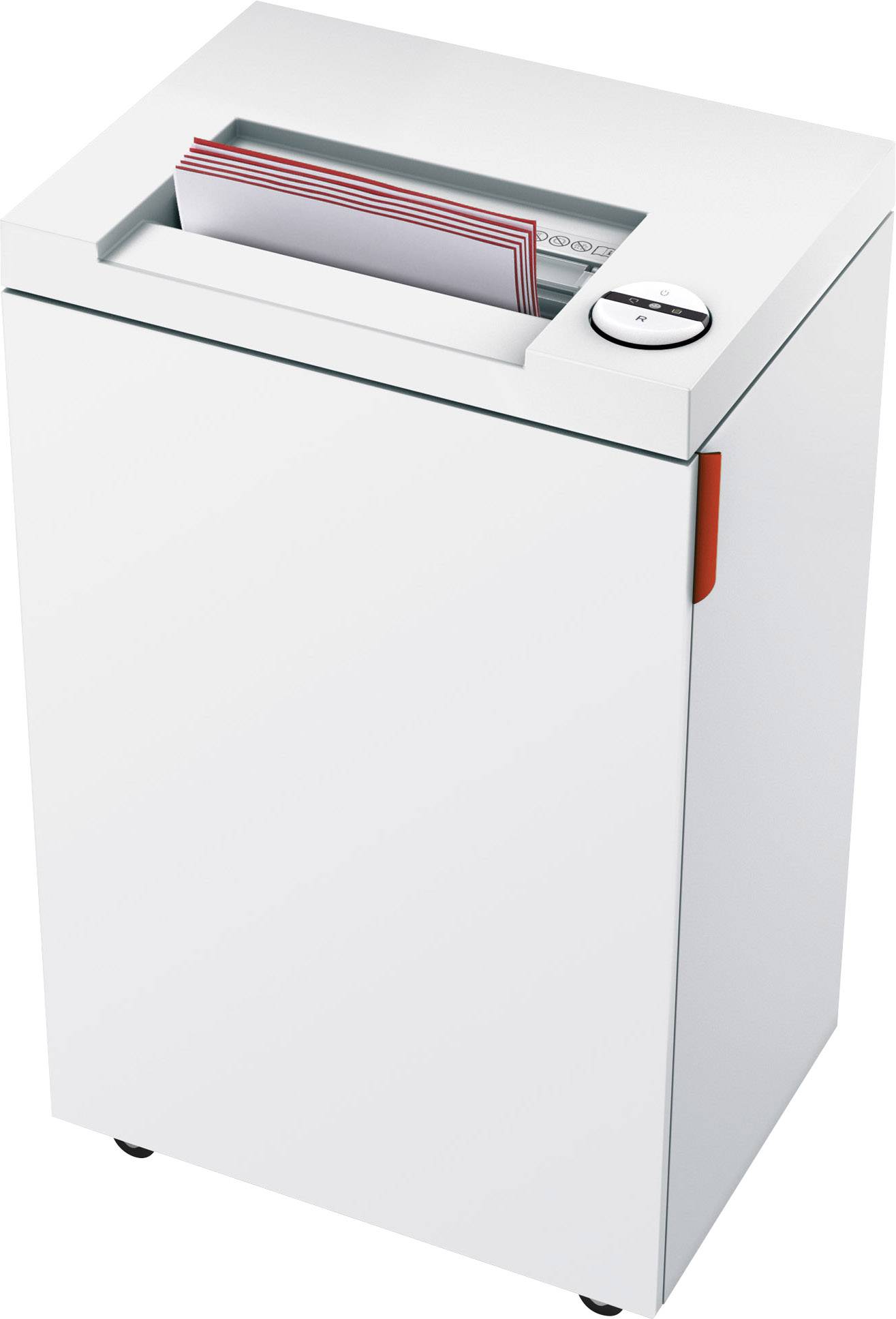 Ideal Office 2465 Niszczarka 21 ark. Cięcie na paski 4 mm P-2 35 l Niszczy także spinacze do papieru, płyty CD, płyty DV - obrazek 1