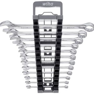 Wiha 45321 Zestaw kluczy płasko oczkowych 13 szt. Rozmiar klucza (metryczny) (tylko do tytułu) 6 – 22 mm