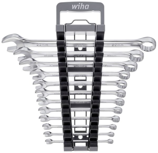 Wiha 45321 Zestaw kluczy płasko oczkowych 13 szt. Rozmiar klucza (metryczny) (tylko do tytułu) 6 – 22 mm