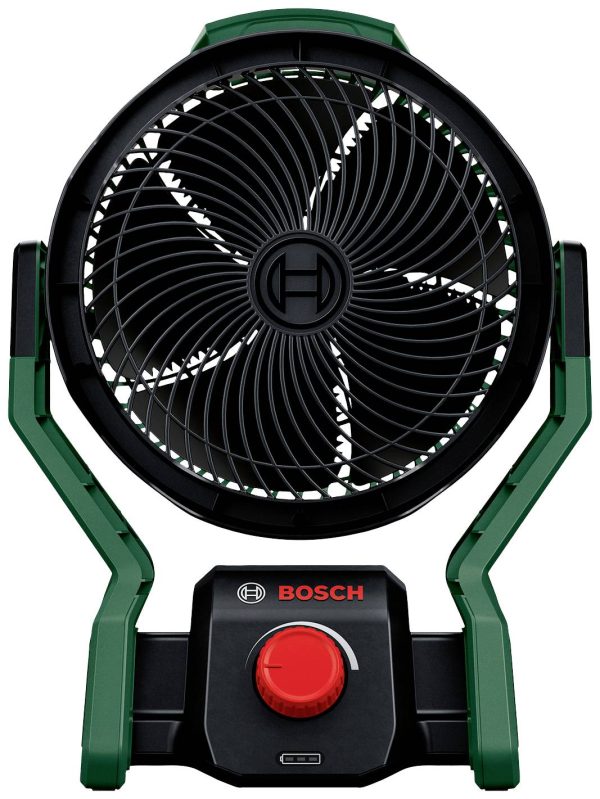 Bosch Home and Garden UniversalFan Wentylator stołowy zielony, czarny lampka kontrolna LED, podświetlenie
