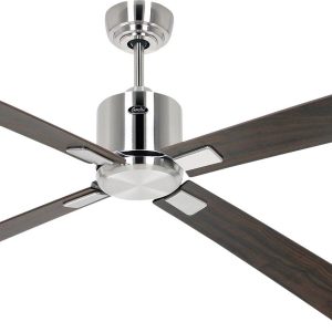 CasaFan ECO NEO III 180-4 BN-NB/KI WiFi Flügel Nussbaum/Kirsche Wentylator sufitowy 28 W (Ø x W) 180 cm x 360 mm chrom ( CasaFan ECO NEO III 180-4 BN-NB/KI WiFi Flügel Nussbaum/Kirsche Wentylator sufitowy 28 W (Ø x W) 180 cm x 360 mm chrom (