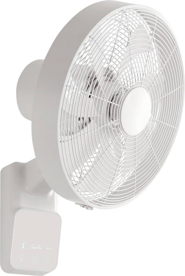 CasaFan AIROS ECO DESIGN WALL WE Wentylator ścienny 45 W (Ø x W) 404 cm x 540 mm biały pilot zdalnego sterowania, timer
