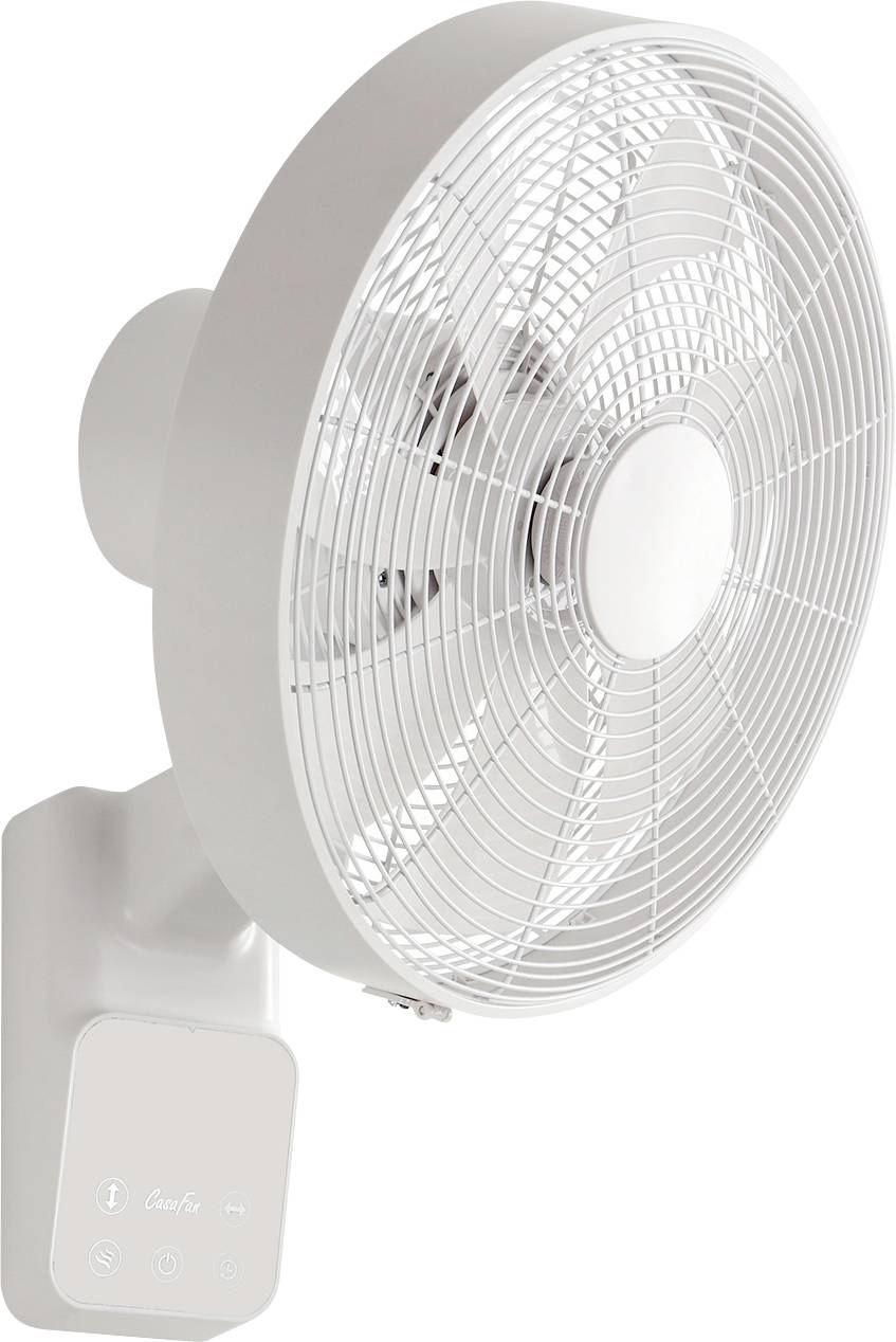 CasaFan AIROS ECO DESIGN WALL WE Wentylator ścienny 45 W (Ø x W) 404 cm x 540 mm biały pilot zdalnego sterowania, timer - obrazek 1