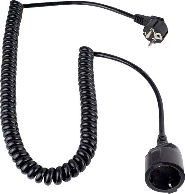 Przedłużacz AS Schwabe 70410,230 V/50 Hz, 16 A, 3600 W, Czarny