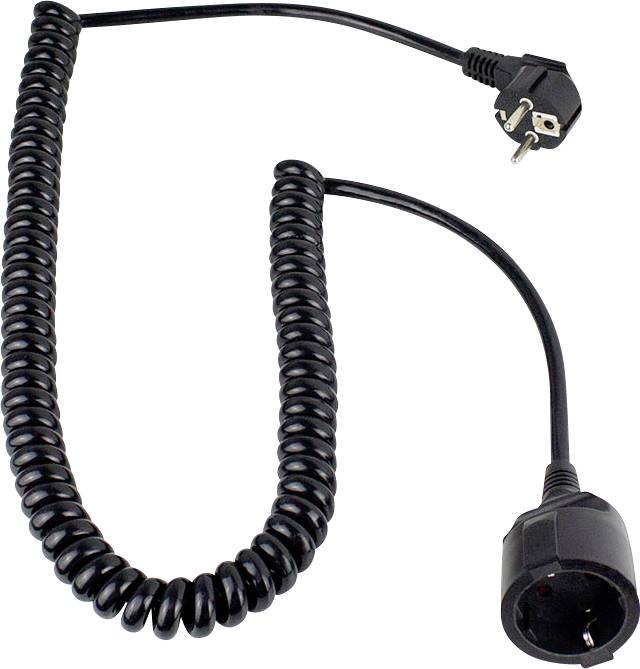 Przedłużacz AS Schwabe 70410,230 V/50 Hz, 16 A, 3600 W, Czarny - obrazek 1