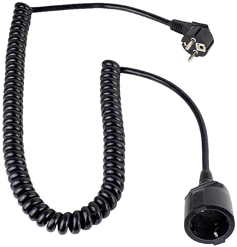 przedłużacz AS Schwabe 70425, H05VV-F 3G 1,5 mm², 4 m - obrazek 1