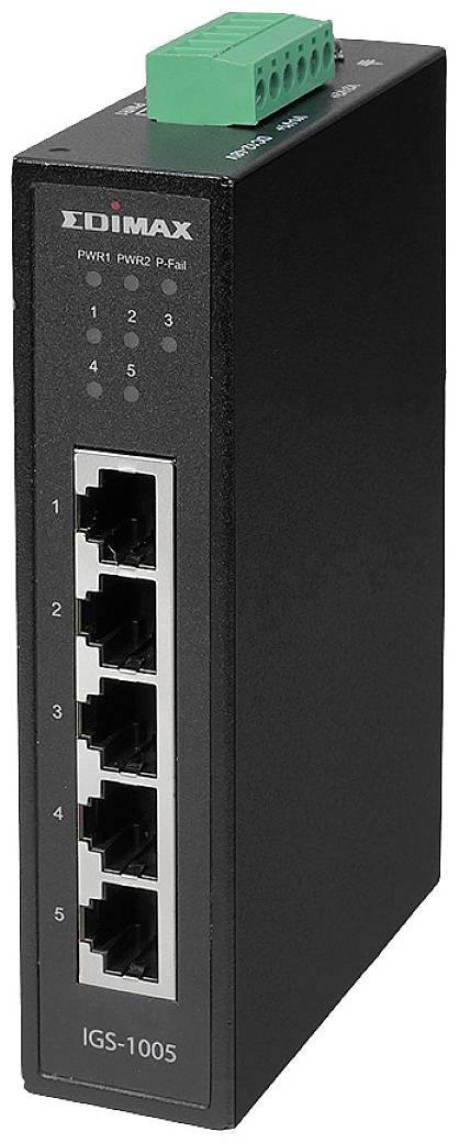 EDIMAX IGS-1005 IGS-1005 Switch przemysłowy Ethernet - obrazek 1