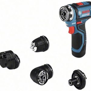 Wiertarko-wkrętarka akumulatorowa Bosch Professional Akku-Bohrschrauber GSR 12V-35 FC Set 2×3,0Ah, 4 Aufsätze, L-BOXX 06