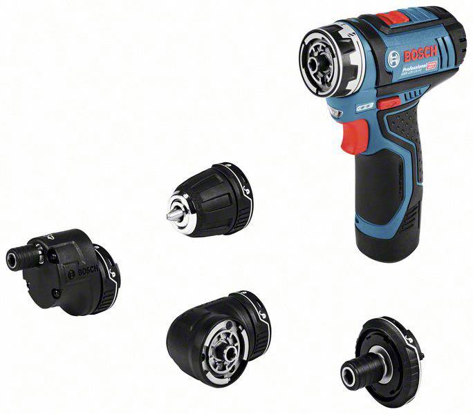 Wiertarko-wkrętarka akumulatorowa Bosch Professional Akku-Bohrschrauber GSR 12V-35 FC Set 2x3,0Ah, 4 Aufsätze, L-BOXX 06 - obrazek 1