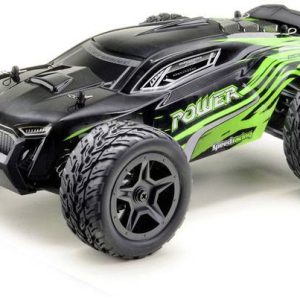 Absima Power czarno-zielony 1:14 Model samochodu RC Elektryczny Truggy Napęd na wszystkie koła RtR 2,4 GHz