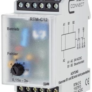 Metz Connect 11027613 RTM-C12 Przekaźnik czasowy wielofunkcyjny 24 V/AC, 24 V/DC 1 szt. Zakres czasu: 0.15 – 3 s 2 zesty Metz Connect 11027613 RTM-C12 Przekaźnik czasowy wielofunkcyjny 24 V/AC, 24 V/DC 1 szt. Zakres czasu: 0.15 – 3 s 2 zesty