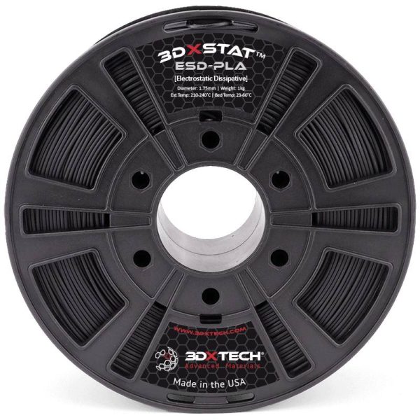 Filament do drukarek 3D PLA 3D Xtech PLA2010750BK0, Średnica filamentu: 1.75 mm, 750 g, czarny