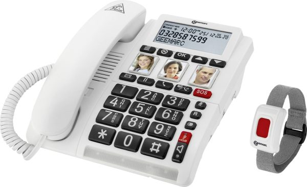 Telefon przewodowy dla seniorów Geemarc CL610