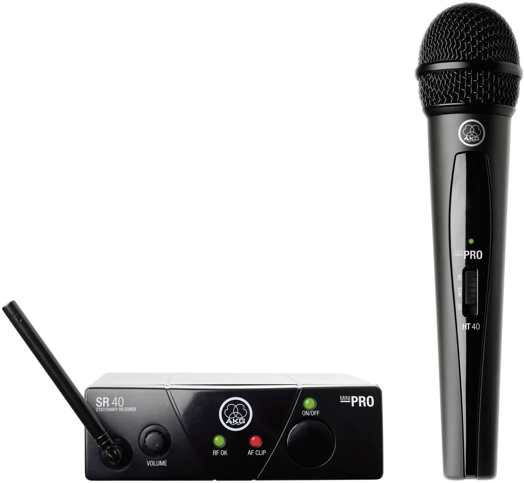 Mikrofon bezprzewodowy Sennheiser AKG WMS 40 Mini, ISM 1, zestaw z odbiornikiem - obrazek 1