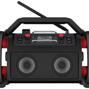 Radio na budowę PerfectPro RockPro DAB+, fale metrowe (VHF) funkcja ładowania akumulatora, ochrona przeciwbryzgowa, pyło Radio na budowę PerfectPro RockPro DAB+, fale metrowe (VHF) funkcja ładowania akumulatora, ochrona przeciwbryzgowa, pyło