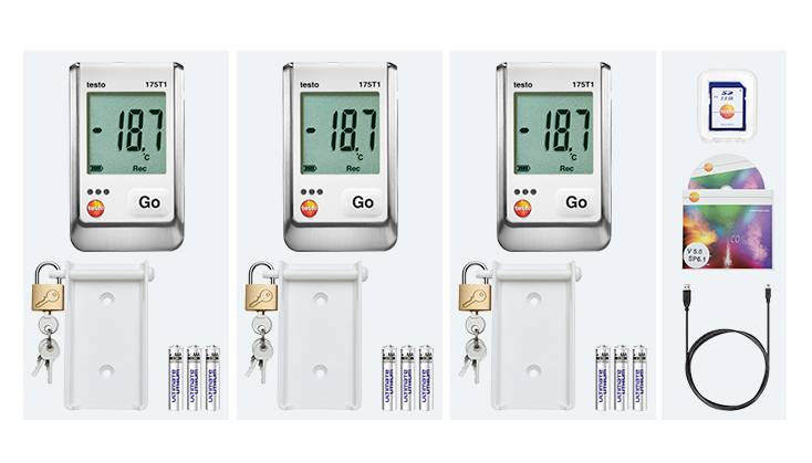 Rejestrator temperatury testo 175 T1 Set 0572 1750 -35 do +55 °C - obrazek 1