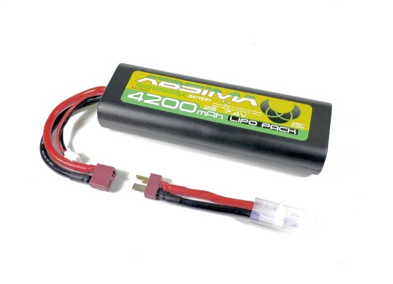 Pakiet akumulatorów (LiPo) 7.4 V 4200 mAh 25 C Absima Hardcase Wtyczka T - obrazek 1