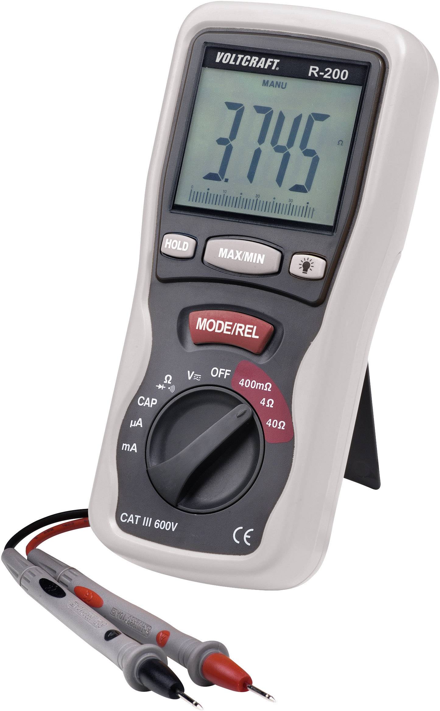 Miernik LCR VOLTCRAFT R-200, CAT III 600 V - obrazek 1